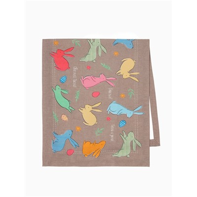 Дорожка пасхальная на стол Этель «Зайцы» 30×70 см, 100% хлопок, саржа 190 г/м²