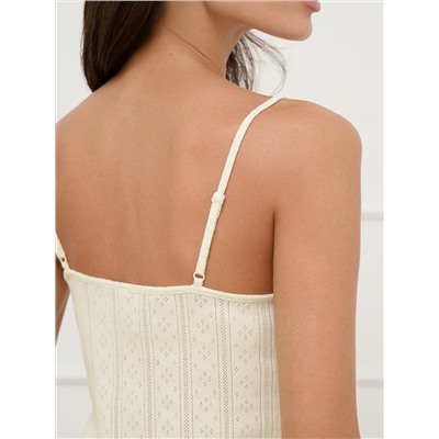 Omsa Пижама OmD 0207D POINTELLE Пижама жен. (Майка уз.бретели+Шорты с гульфиком), СО