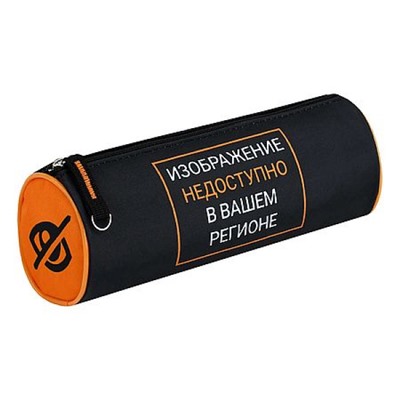 Пенал-тубус 210х70х70мм 72024 "ФРАЗЫ С ХАРАКТЕРОМ" микрофибра на ПВХ-основе Феникс