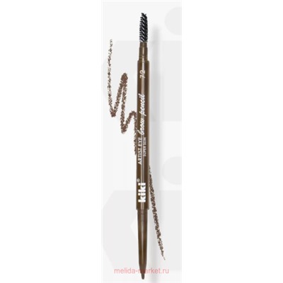 Kiki Карандаш для бровей Artist Eye super slim тон 72 классический коричневый