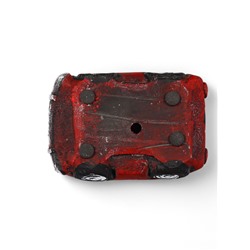 Горшок для цветов «Автобус Барт» керамический, 300 мл, 11.5×7×7 см, красный