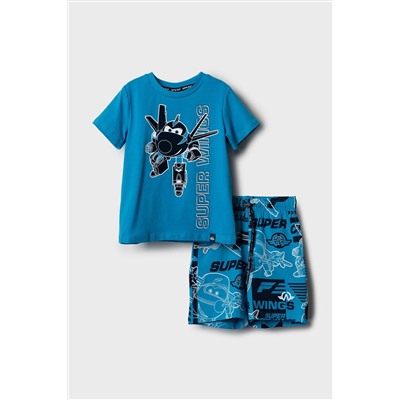 Комплект трикотажный для мальчиков: фуфайка (футболка), шорты PLAYTODAY, 1239656