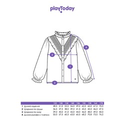 Блузка текстильная для девочек