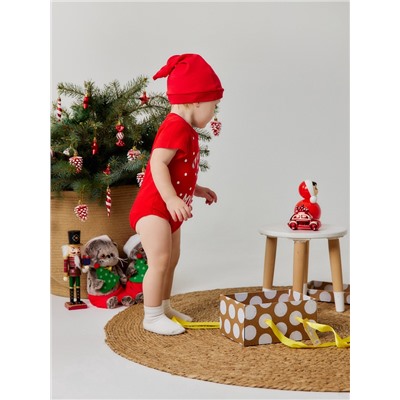 Боди детское «Крошка Я. Первый НГ», рост 80-86 см, красное