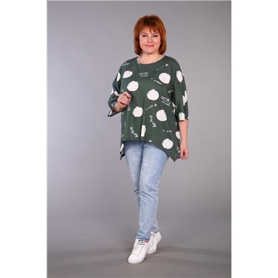 Футболка "Скалли" (Темный хаки)