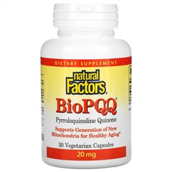 Natural Factors, BioPQQ, 30 Vegetarian Capsules