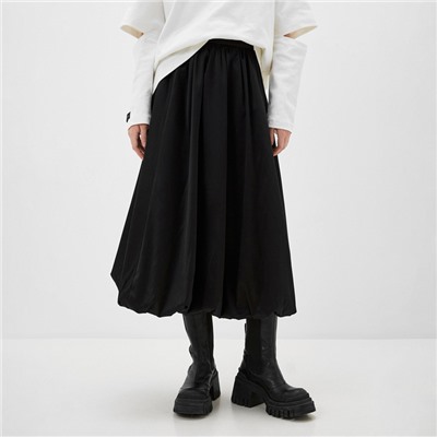 Юбка баллон миди женская MIST, размер 44-46, чёрная