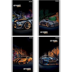 Блокнот А6 24л клетка "РАЗНЫЕ МАШИНЫ И ГРАФФИТИ - 1" ассорти Б24-4697 Проф-Пресс