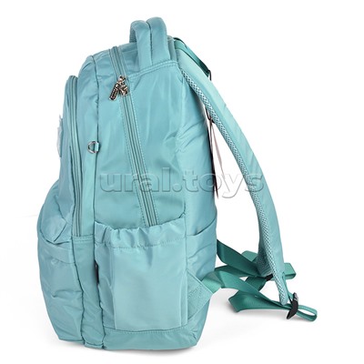 Рюкзак "Modern Concept Soft" подростковый 42x31x20 см (18 л) 500 г, текстильный, 1 отделение на молнии с уплотненным отделением для ноутбука до 15 дюймов и книг, мятный
