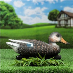 Фигура подсадная «Кряква черная» селезень, 36×15×16 см
