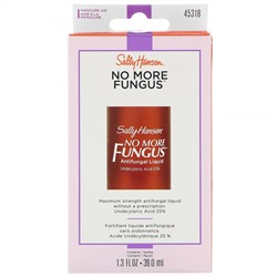 Sally Hansen, No More Fungus, противогрибковое средство максимального действия, 39 мл (1,3 жидк. унции)