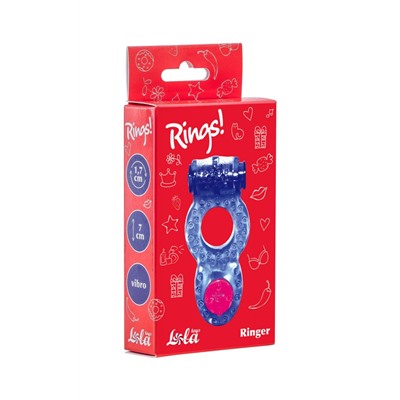 Фиолетовое эрекционное кольцо Rings Ringer