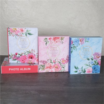 Фотоальбом 80 фото 10x15 Цветы / MX8207 /уп 48/