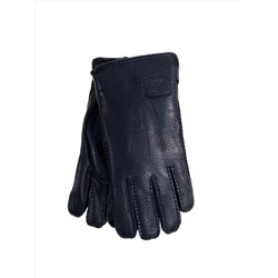 Перчатки мужские из натуральной кожи цвет черный