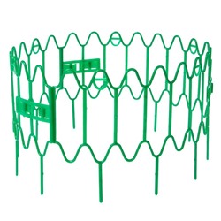 Кустодержатель для клубники, d=15 см, h=18 см, пластик, набор 10 шт., зелёный, «Волна»