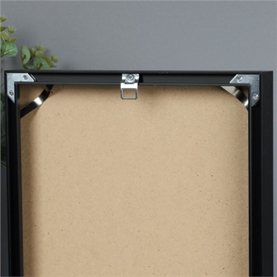 Фоторамка 30х40 алюминиевая / 205 чёрный /