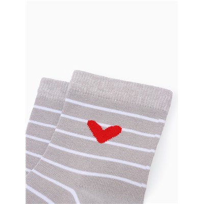 Носки женские KAFTAN Amour, набор 5 пар, размер 36-40 (23-25 см)