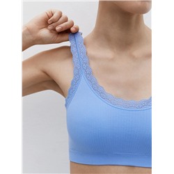 Minimi Топ Mi 1121S French Chic Майка "Топ" (кроп-топ на широких бретелях с вкладышами), PA