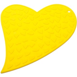 20032-1 Подставка Желтый силикон"Листок" MB (х72)