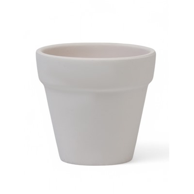 Набор кашпо для цветов «Трио», керамика, на подставке, белый, 3 шт.