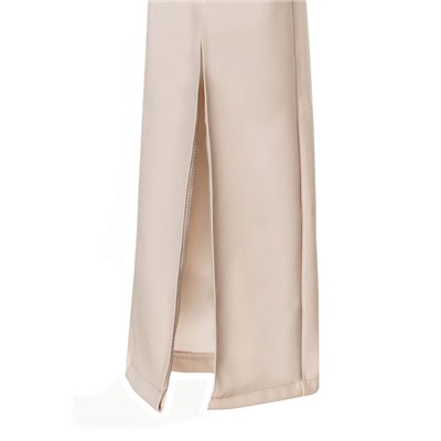 Брюки из экокожи женские, молочные, размер 48-50