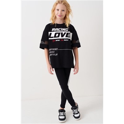 Фуфайка трикотажная для девочек (футболка) PLAYTODAY, 1240273