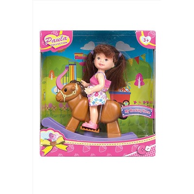 Игровой набор "Paula. На качалке", на лошадке Игрушки разных брендов, 267884