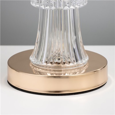 Настольная лампа «Люмьер» E27 40 Вт золото 25×25×42 см RISALUX