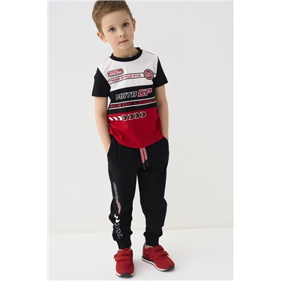 Комплект трикотажный для мальчиков: фуфайка (футболка), брюки PLAYTODAY, 1239874