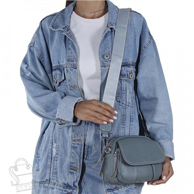 Сумка женская кожаная 8860VG l.blue Vitelli Grassi