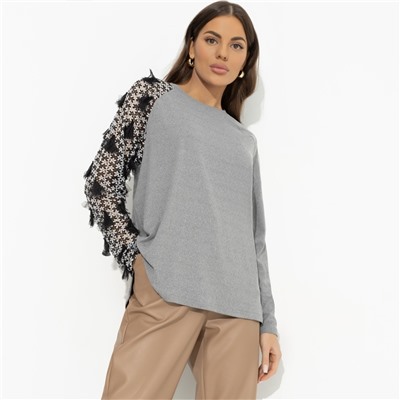 Свитшот с акцентным декором, Модная хроника (new)