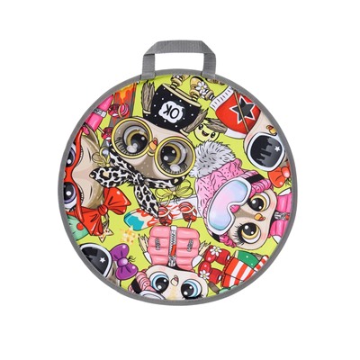 Ледянка мягкая Sova, круглая, d=45 см, толщина 1.2 см, рисунок МИКС