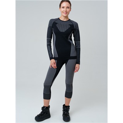 Термокомплект трикот. для женщин: фуфайка с длин. рук, брюки укороченные для эпизод. использования