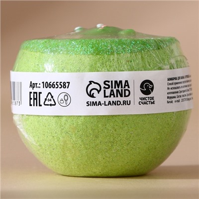 Бомбочка с игрушкой ЧИСТОЕ СЧАСТЬЕ «Динозавр», 130 г, Новый Год