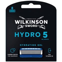 Кассеты для бритвы Schick (Wilkinson Sword) HYDRO-5 Carbon Coated Hydrating Gel (8шт)