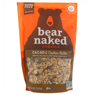 Bear Naked, Гранола, какао, масло кешью, 11 унц. (311 г)