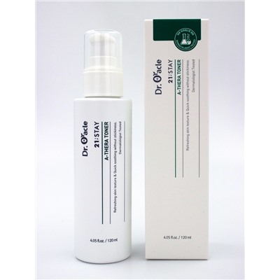 DR. ORACLE - ТОНЕР ДЛЯ ЛИЦА УСПОКАИВАЮЩИЙ С ЭКСТРАКТОМ ЦЕНТЕЛЛЫ 21: STAY A - THERA TONER, 120 МЛ