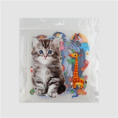 Набор термонаклеек на одежду «Зверята», набор 5 шт.