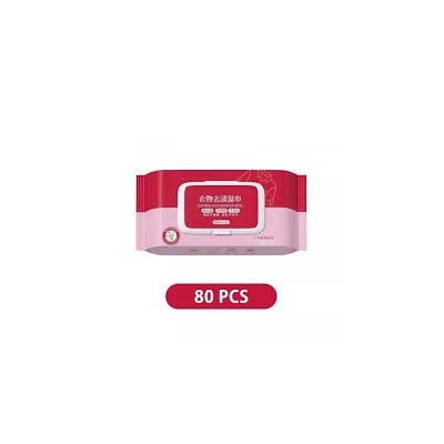 Влажные салфетки удаления пятен с одежды и обуви, 80шт