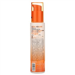 Giovanni, 2chic, Ultra-Volume Leave-In Conditioning & Styling Elixir, For Fine, Limp Hair, Papaya + Tangerine Butter, 4 fl oz (118 ml)