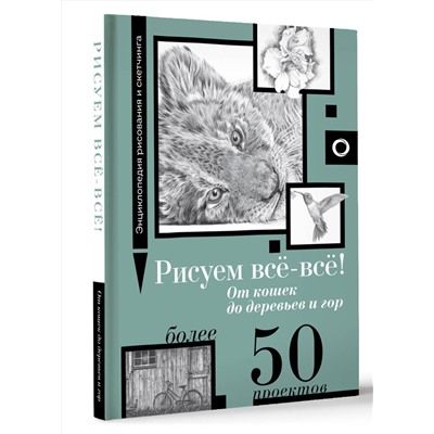 АСТ Walter Foster "Рисуем всё-всё! От кошек до деревьев и гор. Более 50 проектов"
