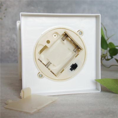 Светильник фонарь настольный Новогодний 21 см белый / YR02594W /уп 48/от батареек