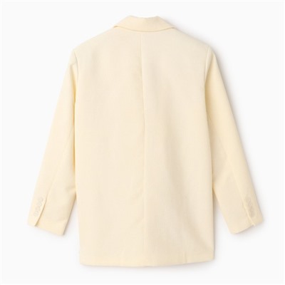 Пиджак женский MIST Velvet, размер 44-46, молочный