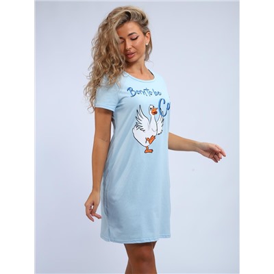 Агнесс - сорочка голубой