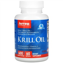 Jarrow Formulas, масло криля, 60 капсул
