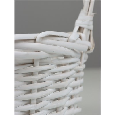 Набор корзин плетёных Flagstaff, ива, 3 шт., белый