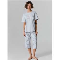 КОМПЛЕКТ ЖЕНСКИЙ (ФУТБОЛКА, БРИДЖИ) 592605