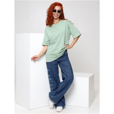 Футболка "Соцветие" (Фисташка)