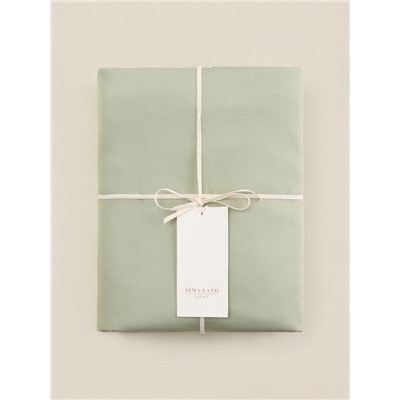 Простыня на резинке 1.5-спальная SL Home, 140×200+30 см, оливковая, модал