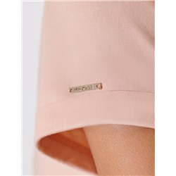 Свободная футболка с принтом из премиального хлопка с эластаном